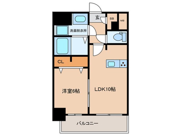 S-RESIDENCE古出来一丁目の物件間取画像